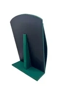 Süet Kumaş Yeşil Renk 34 Cm / 24 Cm Dik Bombeli Takı Standı - Resim 4