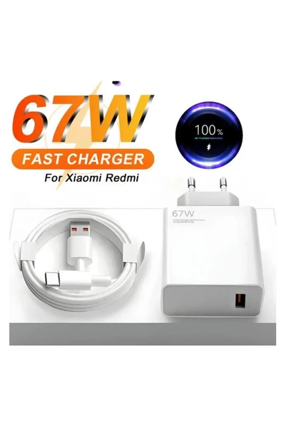 Turbo Hızlı Şarj Cihazı 67W Type-C Kablo Seti - 2