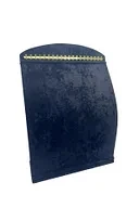 Süet Kumaş Siyah Renk 34 cm / 24 cm Dik Bombeli Takı Standı - Resim 3