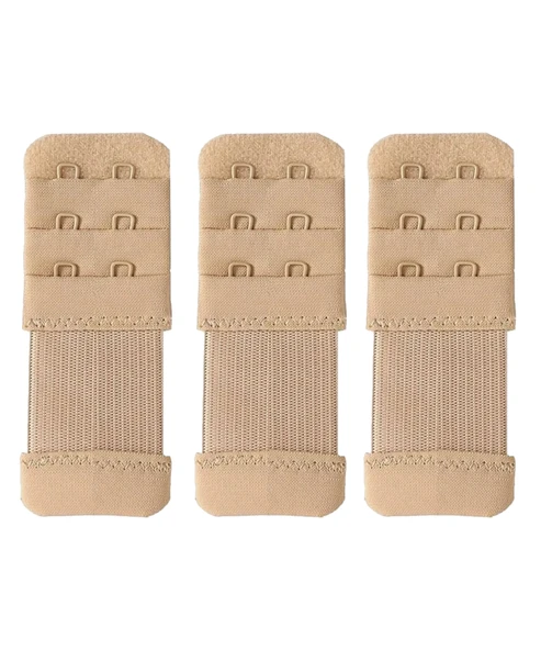 3 ADET Kadın Lastikli Sütyen Uzatma Kopçası Agraf/ek Aparatı - Resim 4