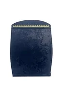 Süet Kumaş Siyah Renk 34 cm / 24 cm Dik Bombeli Takı Standı - Resim 2