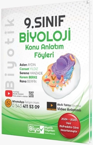 Biyotik 9.Sınıf Biyoloji Konu Anlatım Föyleri - 1