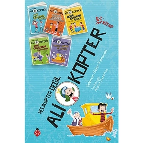 Helikopter Değil Ali Kopter Seti 5 Kitap Uğurböceği