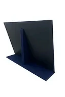 Süet Kumaş Lacivert Renk 24/34 Cm  Enine Tırnaklı Ayaklı Tesbih-kolye-zincir Sergileme Standı - 4