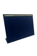 Süet Kumaş Lacivert Renk 24/34 Cm  Enine Tırnaklı Ayaklı Tesbih-kolye-zincir Sergileme Standı - 2