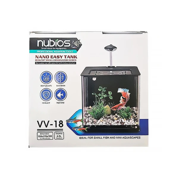 Nubios Nano Easy Tank 4,5 L Siyah ürün görseli