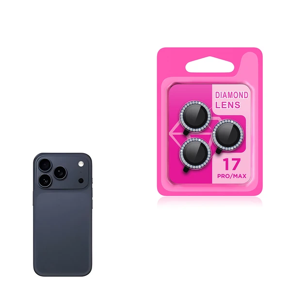 iPhone 17 Pro Max CL-06 Kamera Lens Koruyucu - Resim 2