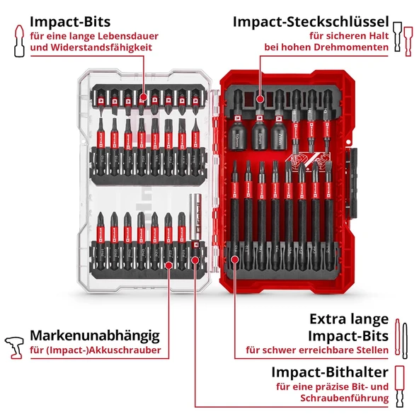 Einhell Bits Uç Set 38 Parça 109250 - 5