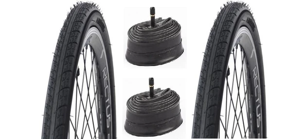 24X1 3-8 Tekerlekli Sandalye Lastik Seti 2 Dış 2 İç