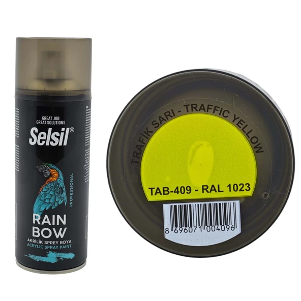 Selsil Rainbow Sprey Boya Trafik Sarı 400 Ml. - Ral1023 ürün görseli