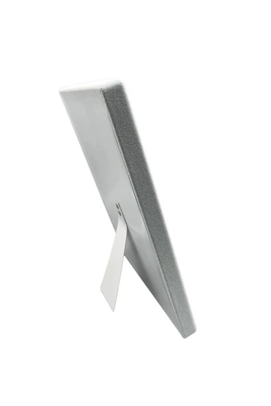 Süet Kumaş Gri Renk 34/24 Cm Ayaklı Kolye Sergileme Standı - Resim 3