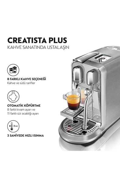 Nespresso J520 Creatista Plus Kapsül Kahve Makinesi - 2