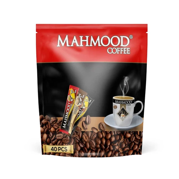 Mahmood Coffee 2si 1 Arada 6 gr X 40 Adet Otobüs Ikramlık Hazır Kahve - Resim 2