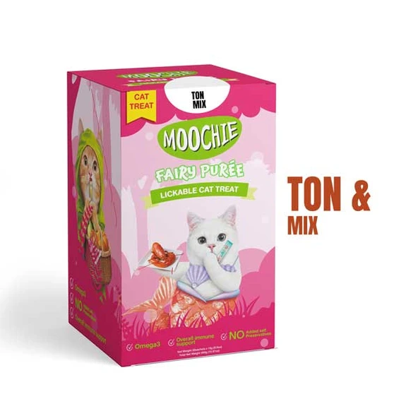 Moochie Sıvı Kedi Ödülü Ton-Mix 30x15 Gr ürün görseli