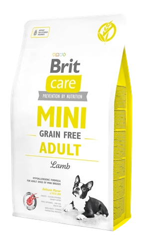 Brit Care Mini Irk Yetişkin Köpekler İçin, Tahılsız, Hipoalerjenik Kuzu Etli Kuru Mama 7 kg ürün görseli