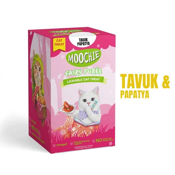 Moochie Sıvı Kedi Ödülü Tavuk-Papatya 30x15 Gr ürün görseli