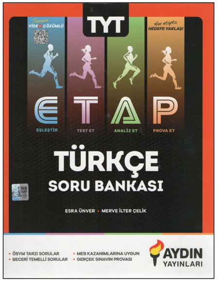 Aydın Yayınları TYT Türkçe ETAP Soru Bankası