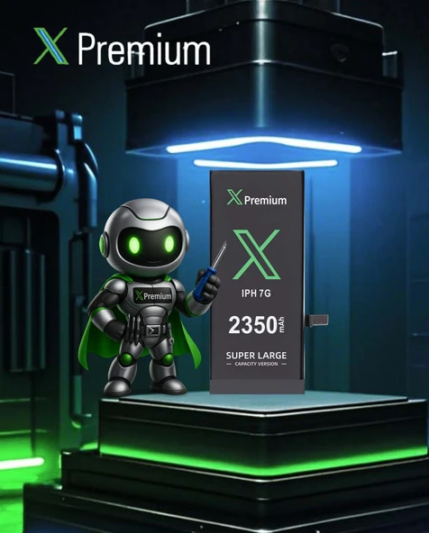 Xpremium iPhone 7 Batarya Pil Süper Yüksek Kapasiteli Güçlendirilmiş 2350 mAh - 3