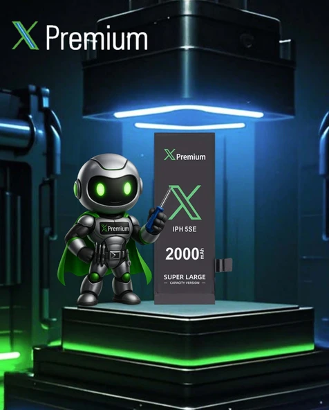 Xpremium iPhone 5SE Batarya Pil Süper Yüksek Kapasiteli Güçlendirilmiş 2000 mAh - 3