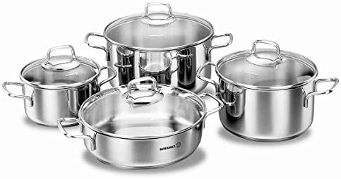 KORKMAZ A1606 Perla 8 Parça Tencere Seti - 2