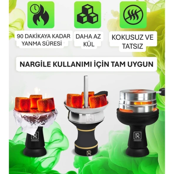 Periboia Nargile Kömürü 1 KG - 3