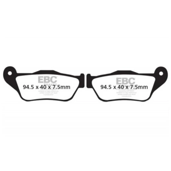 EBC SFA430 SINTERED SCOOTER DISC PAD SET BLACK E327 ürün görseli 1