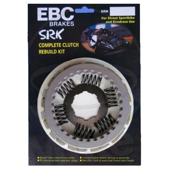 EBC SRK124 YAMAHA MT-09 / TRACER 14-20 KOMPLE FİBER DEBRİYAJ SETİ ürün görseli