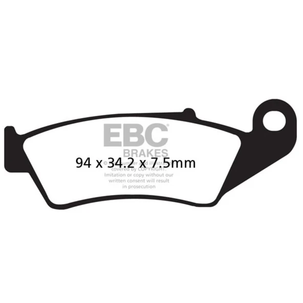 EBC EPFA185HH HONDA XL650-XL700 , BETA ENDURO RR RACING FREN BALATASI - 1