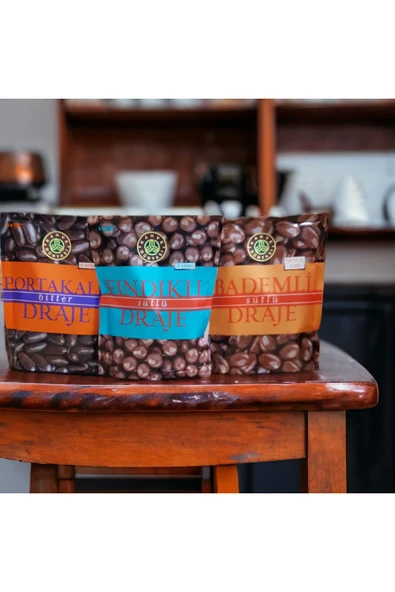 Kahve Dünyası Portakallı Fındıklı Bademli Draje 60+60+60=180 GR - 2