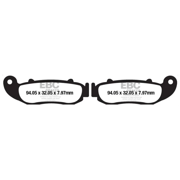 EBC FA664 ORGANİK FREN BALATASI ürün görseli 1