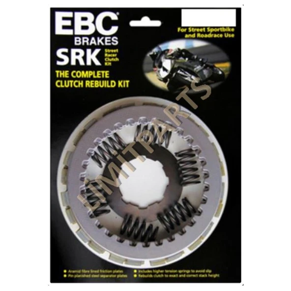 EBC SRK096 YAMAHA YZF-R1 09-14 KOMPLE FİBER DEBRİYAJ SETİ - 1