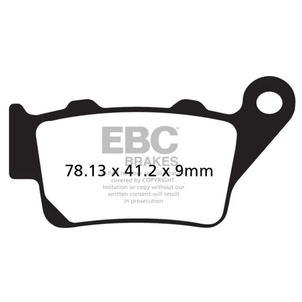 EBC FA208TT KTM EXC250 95-03 , CFMOTO NK 250 20-21 ARKA CARBON ARKA FREN BALATASI ürün görseli