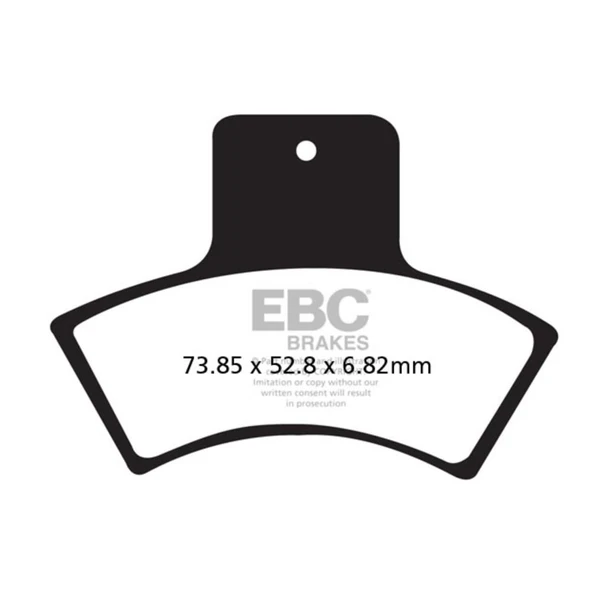EBC FA270R POLARIS SCRAMBLER , SPORTSMAN EBC SINTER FREN BALATASI - 1