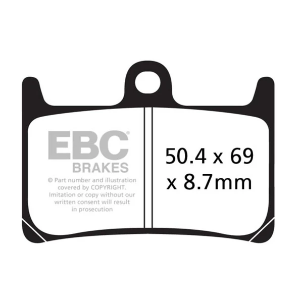 EBC FA380HH YAMAHA R6/R1/MT10, FAZER6,FAZER8, XT1200XZ SUPER TENERE SINTER ÖN FREN ürün görseli 1