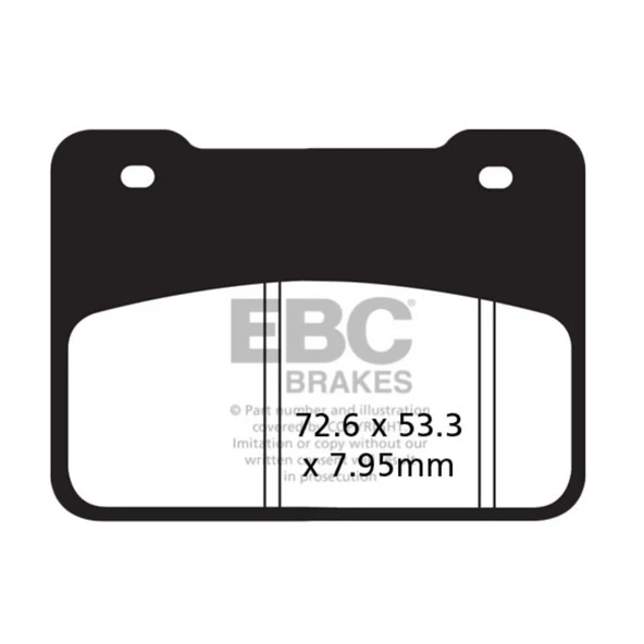 EBC SFA627 SYM MAXSYM400 - MAXSYM600 ABS ÖN FREN BALATASI ürün görseli 1