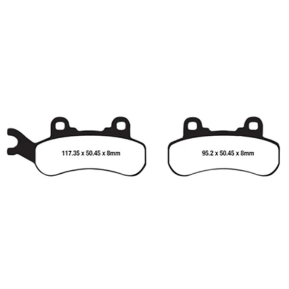 EBC FA683R FREN BALATASI ürün görseli 1