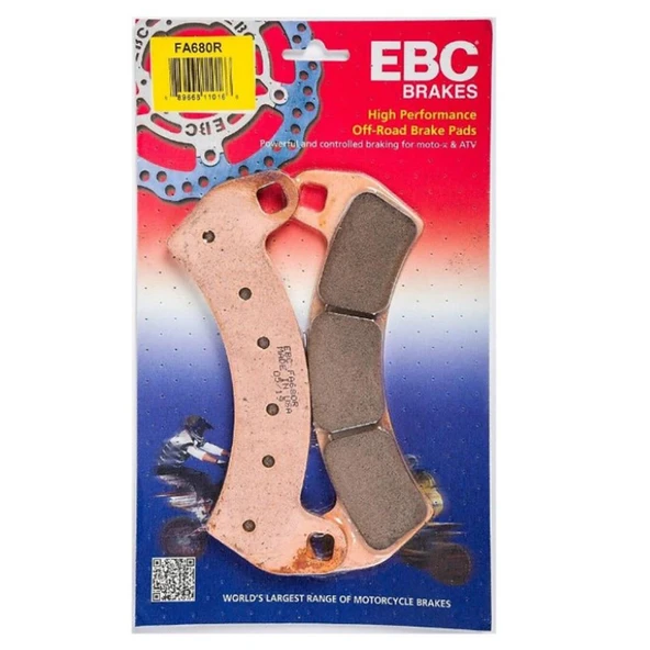 EBC FA680R POLARIS RZR XP/XP4 TURBO 16-20 ÖN FREN BALATASI SINTER OFFROAD ürün görseli 1