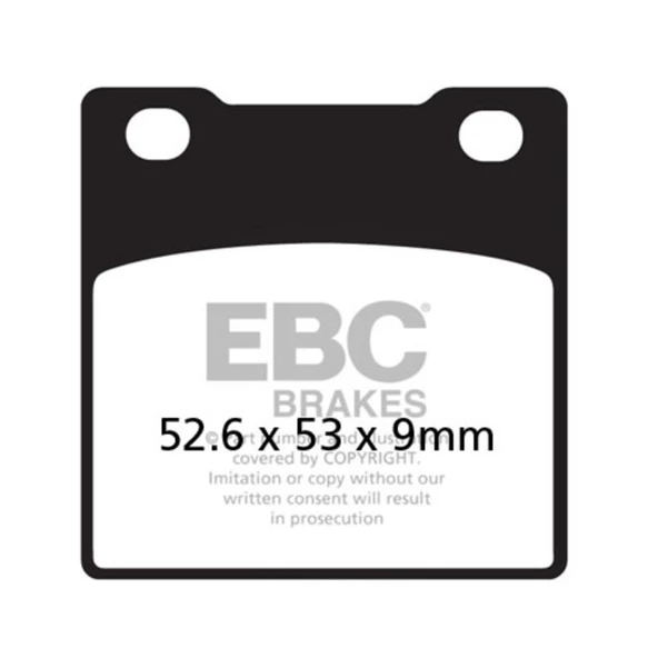 EBC FA063HH SUZUKI GSX600/750 SINTER FREN BALATASI ürün görseli 1