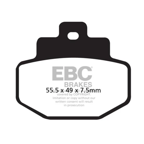 EBC SFAC321 VESPA GTS 2500  , GTS 300 CARBON ARKA FREN BALATASI - Resim 2