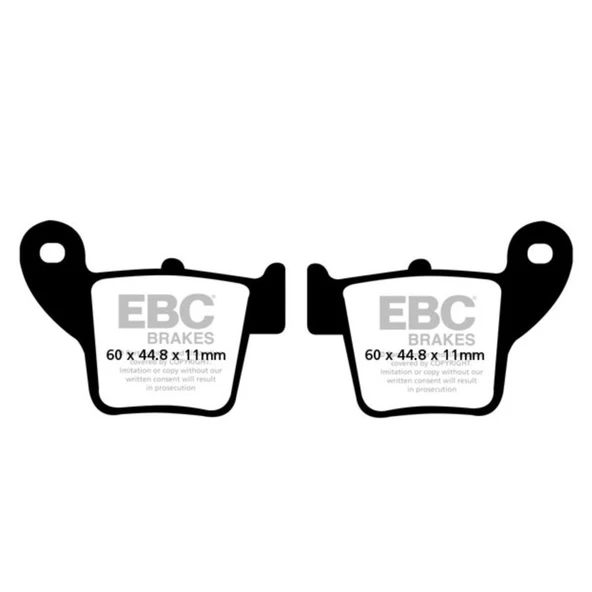 EBC FA346TT HONDA CRF250X 04-16 , CRF 450R,CRF450X CARBON ARKA FREN BALATASI ürün görseli 1