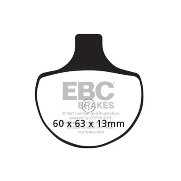 EBC FA094 HARLEY DAVIDSON FXD/FXS 84-89 ÖN FREN BALATASI ürün görseli 1