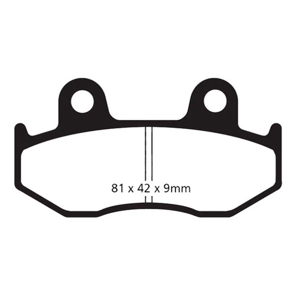 EBC SFA323 SCOOTER FREN BALATASI ürün görseli 1