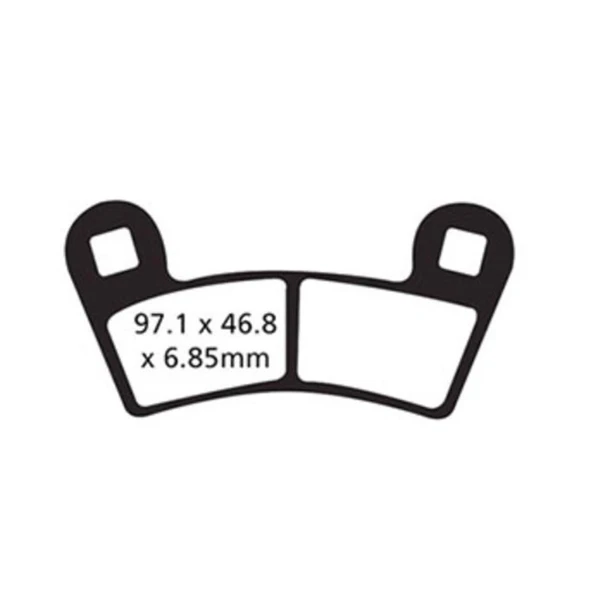 EBC FA456R POLARIS OUTLAW-RZR570/800/900 SINTER FREN BALATASI ürün görseli 1