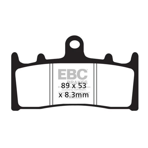 EBC FA188 KAWASAKI ZX-6R 98-01 , SUZUKI GSXR750 94-99 ÖN FREN BALATASI ürün görseli