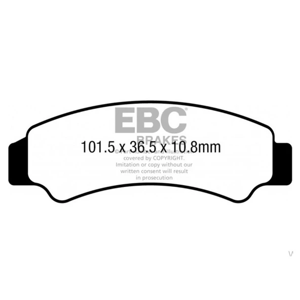 EBC FA726R CF MOTO Z-FORCE 1000 , U-FORCE1000 ÖN SINTER OFFROAD FREN BALATASI ürün görseli 1