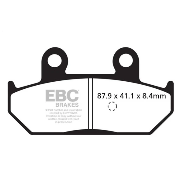 EBC SFA412HH SINTER SCOOTER PERFORMANS BALATASI ürün görseli 1