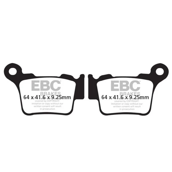 EBC FA368TT KTM EXC-F 250/350/450 , SHERCO,HUSQVARNA 250/350/450 CARBON ARKA FREN B ürün görseli 1