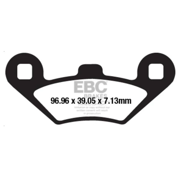 EBC SFA650 PEUGEOT METROPOLIS 400 ÖN-ARKA FREN BALATASI ürün görseli 1