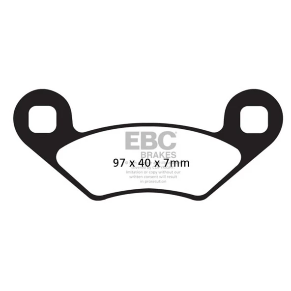 EBC FA159TT POLARIS ÖN ARKA OFFROAD FREN BALATASI ürün görseli 1