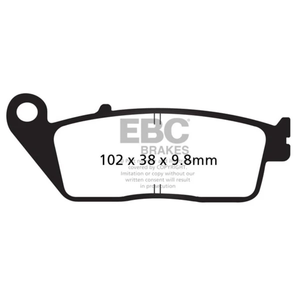 EBC SFA196HH BMW C600/C650 CARBON ÖN FREN BALATASI ürün görseli 1